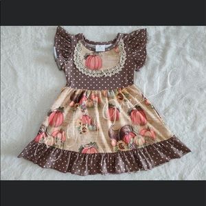 Fall pumpkin dress